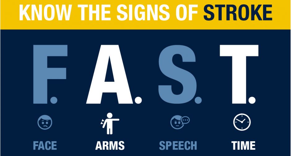 Stockport NHS stroke leaders say act F.A.S.T. at the signs of stroke