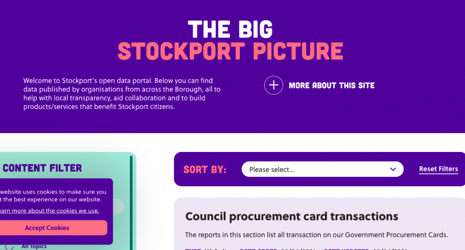 New Open Data portal paints a bigger picture of Stockport residents