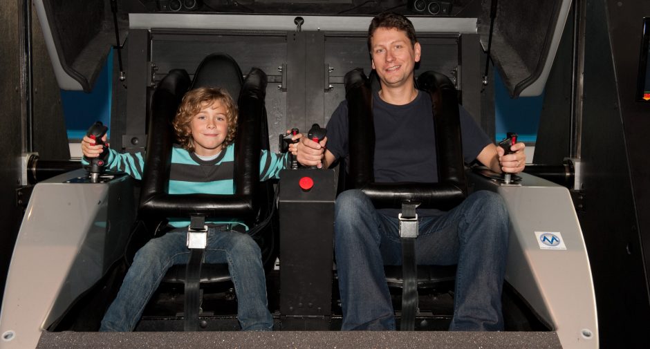 Spectacular Fly360 flight simulator lands at Manchester Airport’s Runway Visitor Park