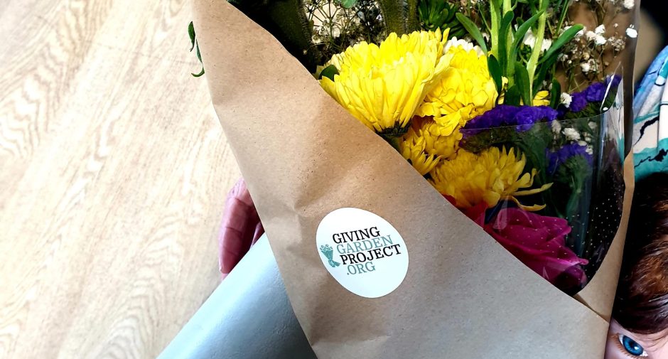 The Giving Garden Project – a free flower service delivering joy to care home residents across Stockport. 