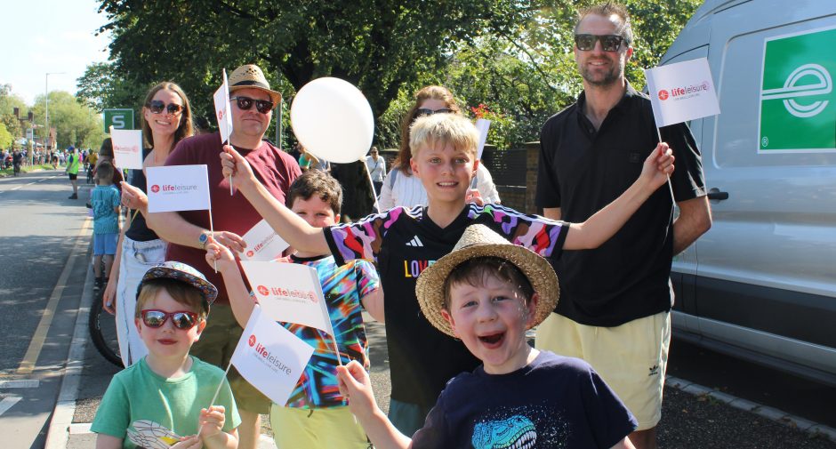 Life Leisure members cheer on Tour of Britain