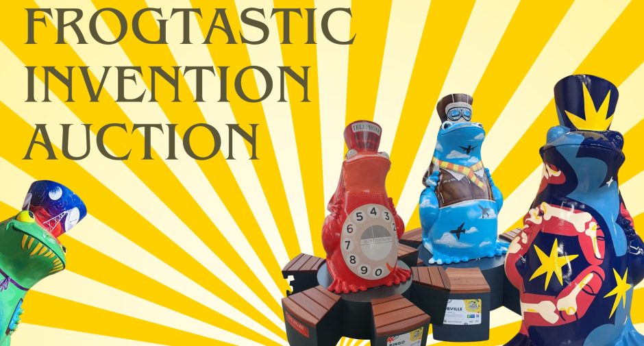 Stockport’s Frogtastic Invention Frogs Hop Off to Auction
