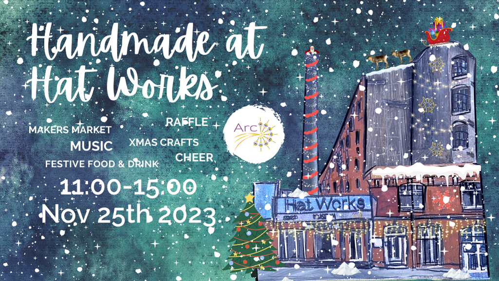 Handmade at Hat Works Poster (Facebook Cover)