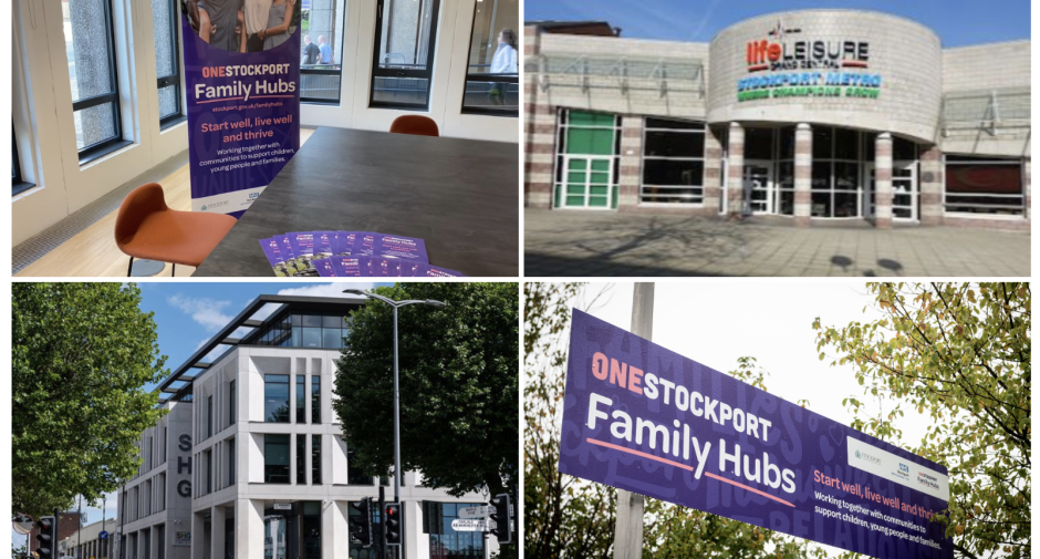 New Family Hubs launch in Stockport town centre